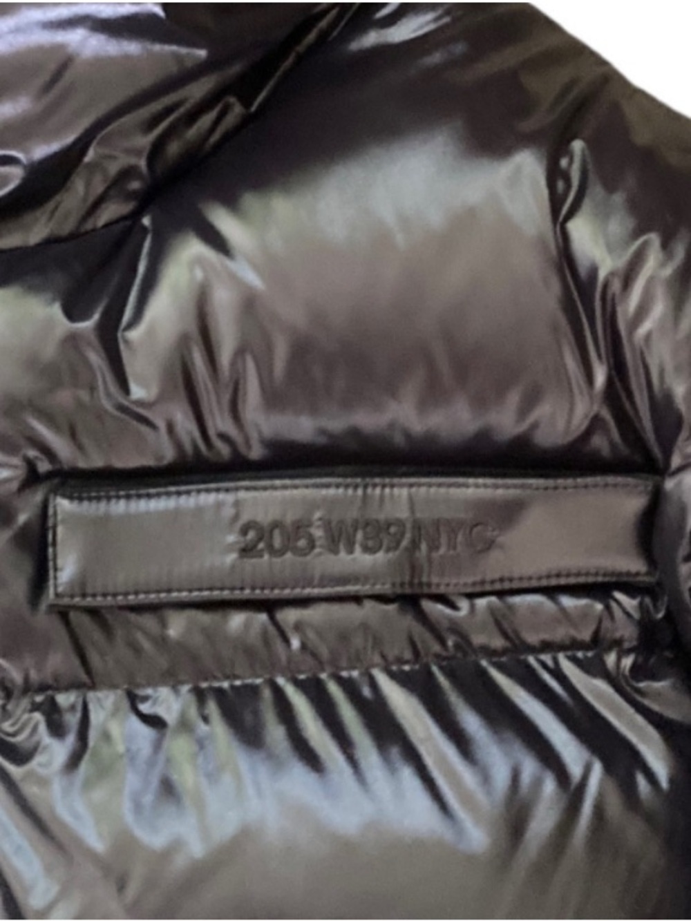 Calvin Klein Raf Simons 205W39NYC Down Filled Glossy Puffer Jacket Made in Italy - Picture 11 of 13